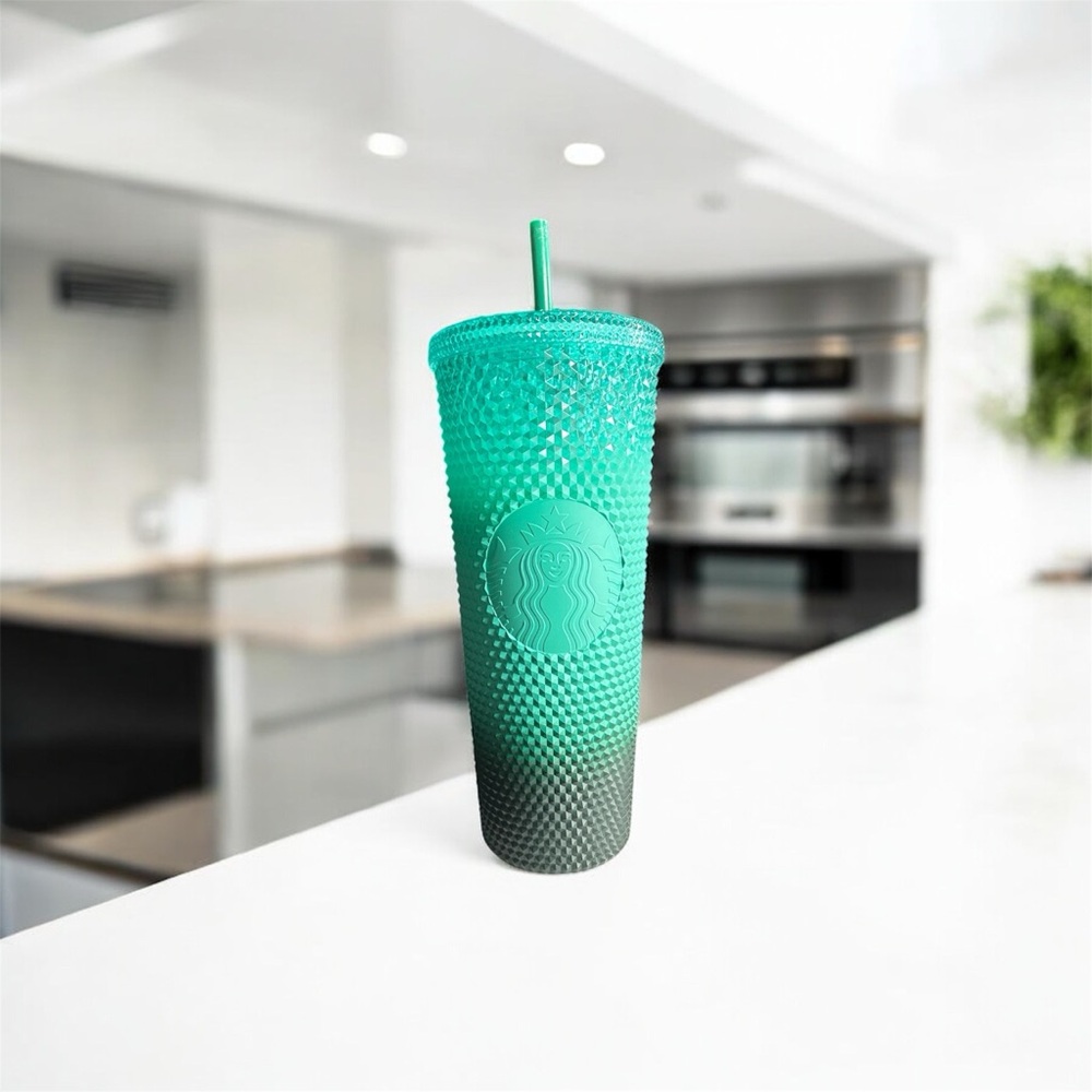 Starbucks Metallic Green Lid